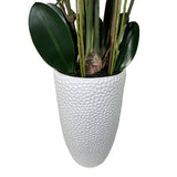 Kopu® Kunstplant Orchidee 160 cm Wit in Hoge Bloempot - Phalaenopsis
