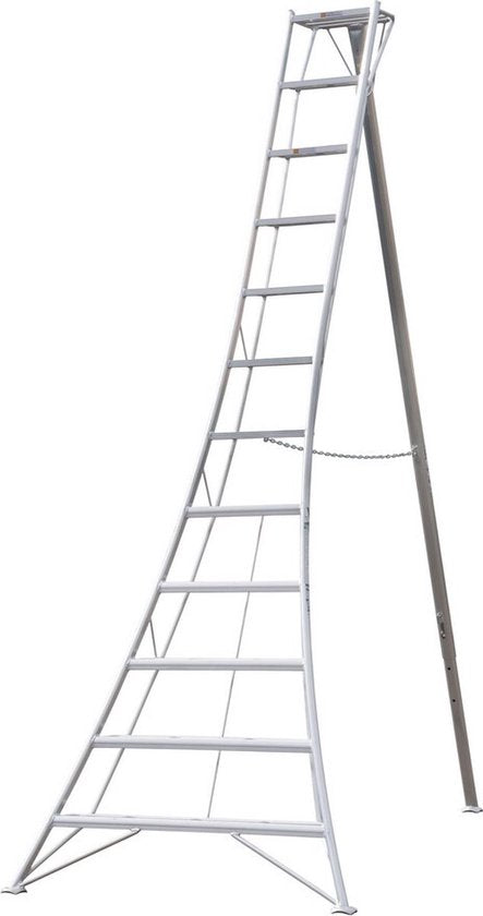 Niwaki Driepoot Tuinladder 360 cm Snoeiladder Tripod Ladder - Plukladder NW03600