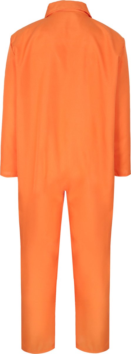 Joya Kids® Boevenpak Volwassenen | Oranje overall | Gevangenis kostuum | Carnavalskleding | Carnaval kostuum | Heren en Dames | Maat M