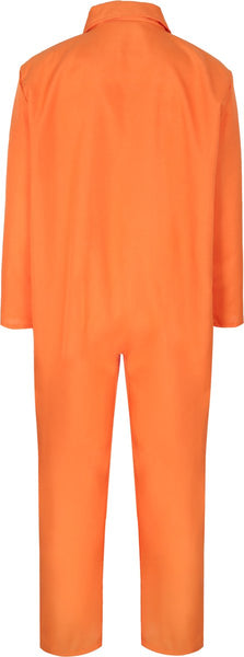 Joya Kids® Boevenpak Volwassenen | Oranje overall | Gevangenis kostuum | Carnavalskleding | Carnaval kostuum | Heren en Dames | Maat M