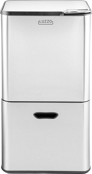 Luzzo Kansas Push Afvalscheidingsprullenbak 63 liter 3 bakken
