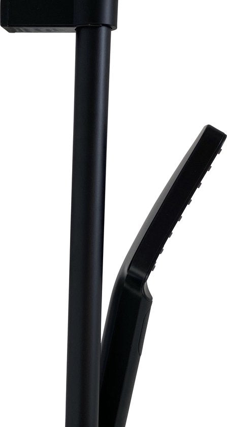 Luzzo® Flower Black Doucheset Thermostaatkraan met Glijstang - Zwart