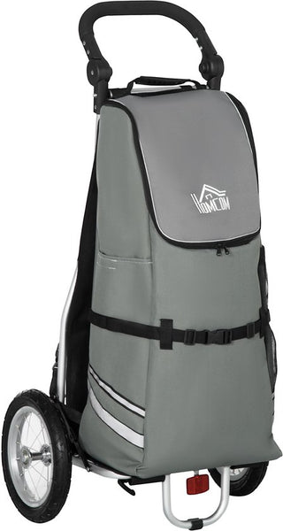 3-in-1 Boodschappentrolley Winkelwagen Fietsaanhanger Steekwagen