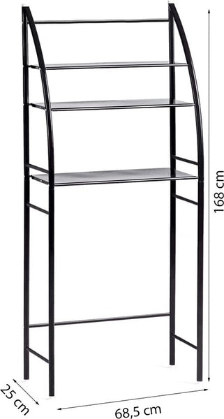 Wasmachine Ombouw - Zwart - Universeel - Wasmachine Organizer - Wasmachine Kast