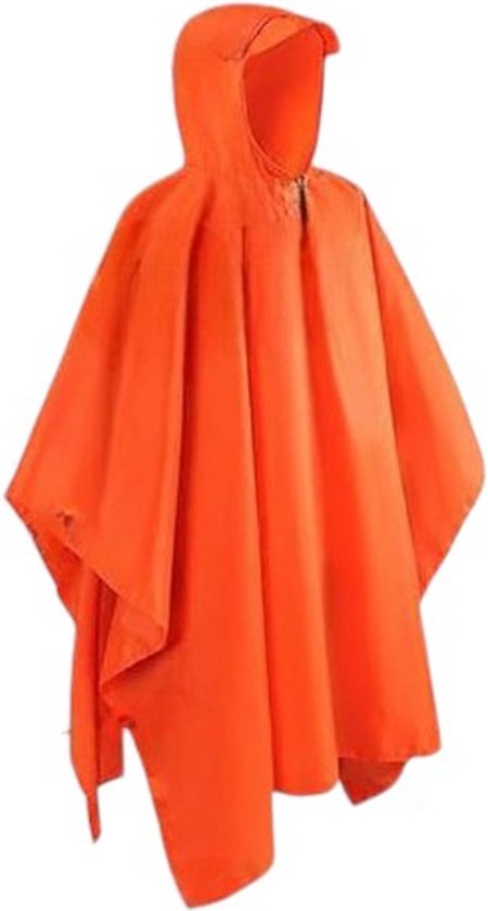 Poncho - One Fits All - Fietsponcho Fiets - Reflecterende strips - Dames & Heren - Waterdicht
