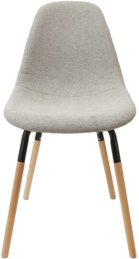 Set van 4 stuks Eetkamerstoel Phenix Eettafelstoel - Lichtgrijs