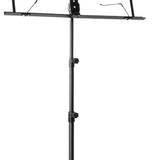 Muziekstandaard Inklapbaar & Verstelbaar - Zwart - 140 cm - Bladmuziek houder - Lessenaar voor Bladmuziek