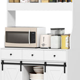 Moderne Keukenkast met Verstelbare planken - Wit