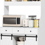 Moderne Keukenkast met Verstelbare planken - Wit