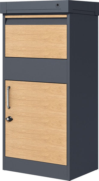 4gardenz® Pakketbrievenbus XL - Staande - Pakketbox - Antraciet