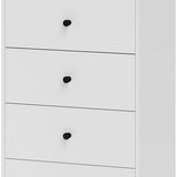 4goodz Ladenkast met 5 Laden 29 47 x 95 cm - Wit