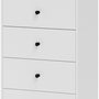4goodz Ladenkast met 5 Laden 29 47 x 95 cm - Wit