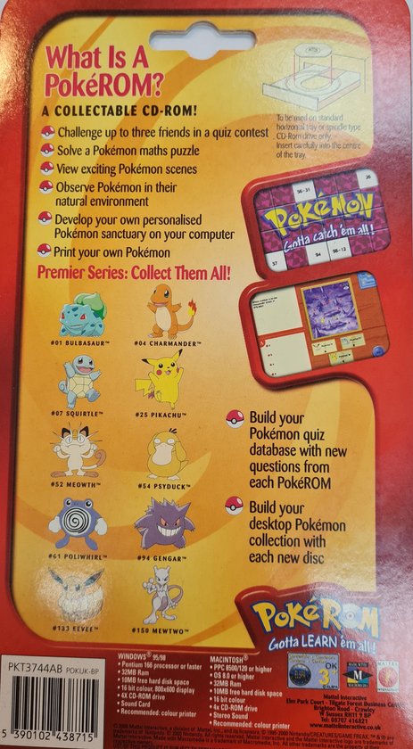PokéROM - Pokémon 133: Eevee - cd-rom