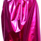 Metallic Superheldin Verkleedjurk met cape en kroon Roze & Paars