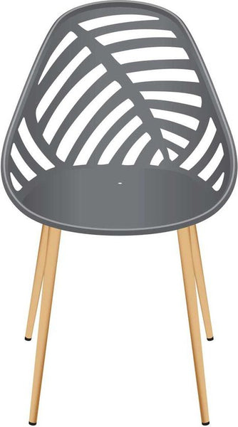 Home Deco Factory Almeria 4 stuks Comfortabele tuinstoelen - Grijs