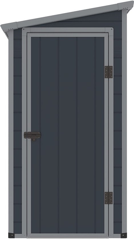 Westmann Kunststof Aanbouw Tuinschuur Hortus L -248x134x194cm - Grijs