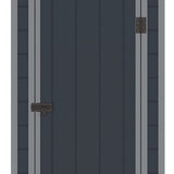 Westmann Kunststof Aanbouw Tuinschuur Hortus L -248x134x194cm - Grijs