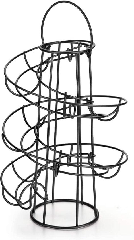 Eierhouder - Zwart - Eierrek - Eierdoos - Eieren Bewaren