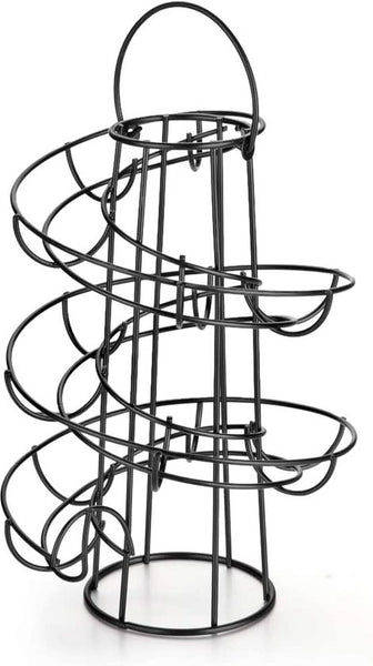 Eierhouder - Zwart - Eierrek - Eierdoos - Eieren Bewaren