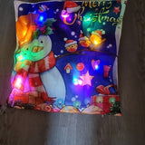 Mar's Art - Kerst - Kussenhoes Kerst - Kerst Kussen met - Verlichting