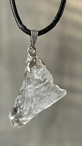 Sasemy - Sieraden - Edelsteen - Edelsteen Ketting - Ketting - Edelsteen Hanger - Ruwe Bergkristal