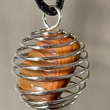 Sasemy - Jaspis met Korf - Sieraden - Edelsteen - Edelsteen Ketting - Ketting - Edelsteen Hanger Verjaardag - Cadeau - Moederdag cadeau - Vaderdag cadeau