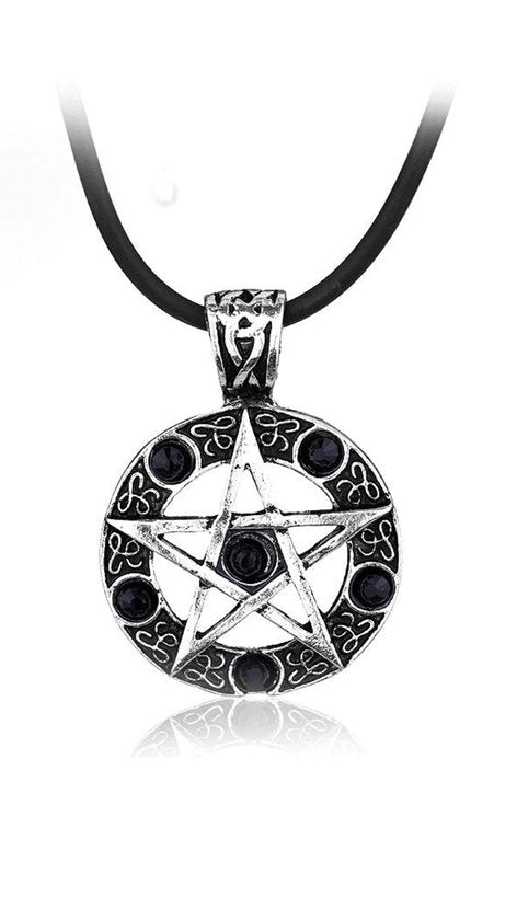 Pentagram - Sieraad - Pentagram Ketting - Hanger- Ketting - Verjaardagskado