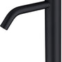 Luzzo® Serru - Messing Wastafelkraan Hoog Diamondgrip - Mat Zwart