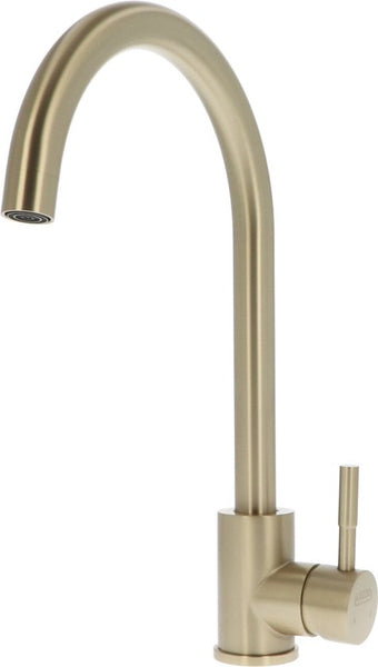 Luzzo® Iseo Mengkraan Wastafel – Brushed Gold – Moderne Badkamerkraan