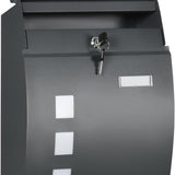 4goodz Wandbrievenbus met Slot - Antraciet