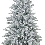Homcom Kerstboom 180 cm met Sneeuw - Metalen standaard - Wit