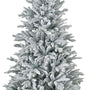 Homcom Kerstboom 180 cm met Sneeuw - Metalen standaard - Wit