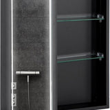 4goodz LED Spiegelkast Badkamer 50x70 cm Dimbaar Anti-condens Zwart