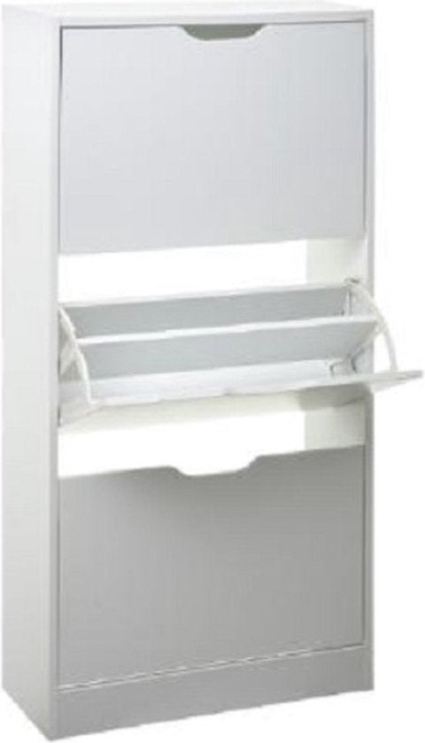 4goodz schoenenkast 3 lades 60x24x118 - voor 18 paar