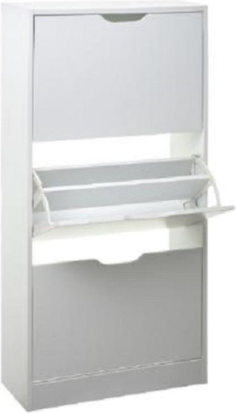 4goodz schoenenkast 3 lades 60x24x118 - voor 18 paar