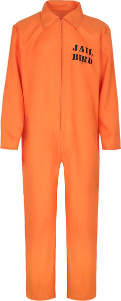Joya Kids® Boevenpak Volwassenen | Oranje overall | Gevangenis kostuum | Carnavalskleding | Carnaval kostuum | Heren en Dames | Maat M