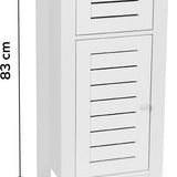 Badkamerkast Halfhoog met Deur en Lade