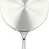 4goodz Dubbelwandige RVS Hapjespan met deksel - Zilver