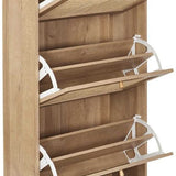 Schoenenkast Bali 3 lades 24x60x113 cm - voor 18 paar - Bruin
