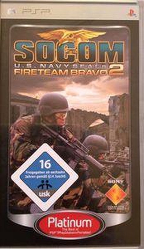 Sony SOCOM US Navy SEALs : Fireteam Bravo 2 - Platinum  (PSP)