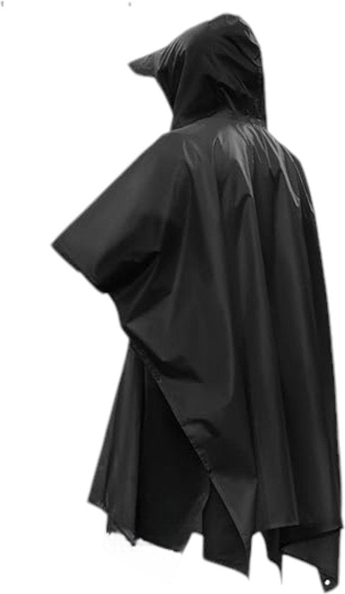 Poncho - One Fits All - Fietsponcho Fiets - Reflecterende strips - Dames & Heren - Waterdicht
