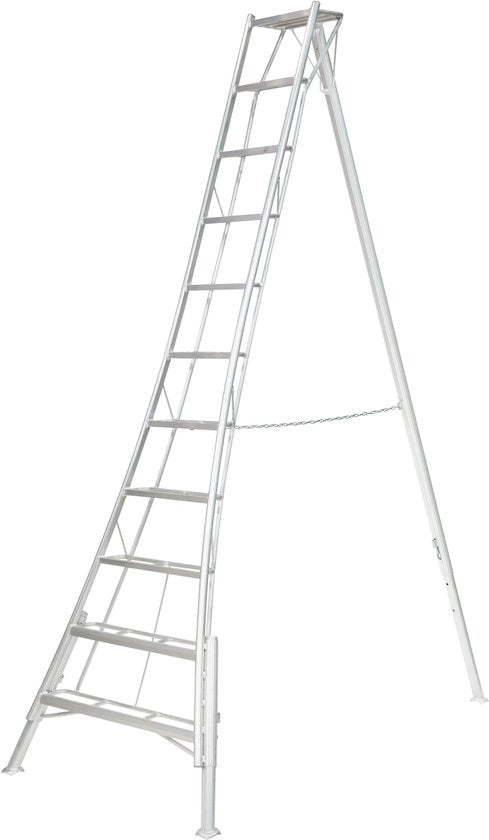 Niwaki Driepoot Tuinladder 330 cm Verstelbaar/ Snoeiladder Tripod Ladder