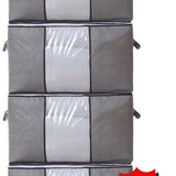 Opbergtas Kleding - 4 Stuks - Organizer voor Dekbed - Opbergzak - Opbergers voor Seizoenskleding