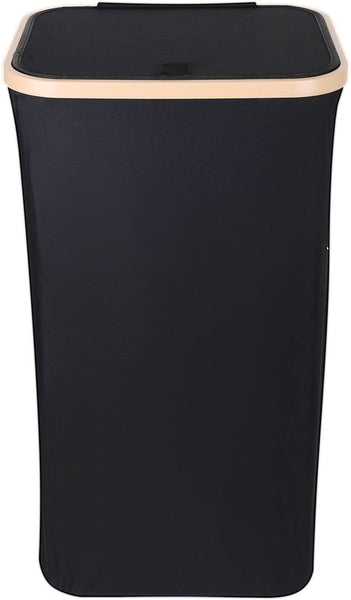 Wasmand met Deksel – Opvouwbare Wasmand – Wasbox 100L – Wassorteerder met Binnenzak – Beige – Voor Badkamer, Slaapkamer en Wasruimte
