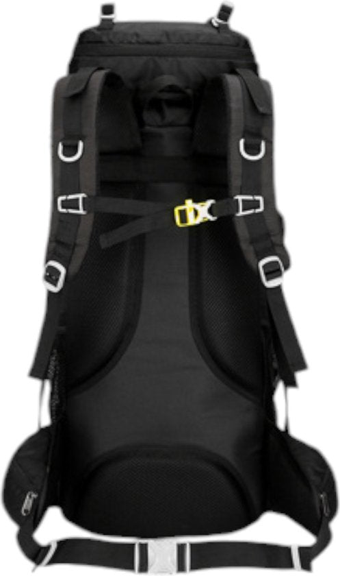 Backpack - Zwart - 79 x 33 x 23 cm - Backpack Organizer - Met Waterzak - Backpack 75 Liter - Backpack Heren - Backpack Vrouwen - Back Pack Heren - Back Pack Vrouwen - Flightbag