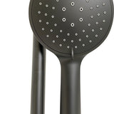 Luzzo® Flat Design douche glijstangset - 3 standen douche -Zwart