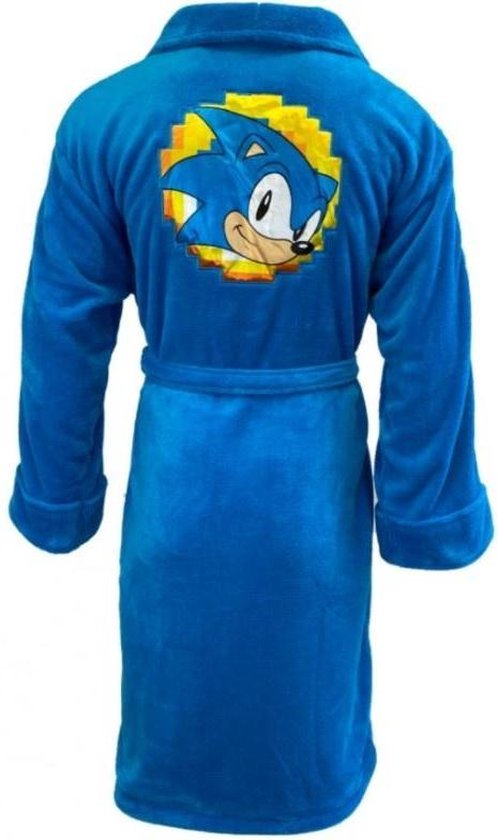 Badjas Sonic "Go Faster" Bleu non hooded