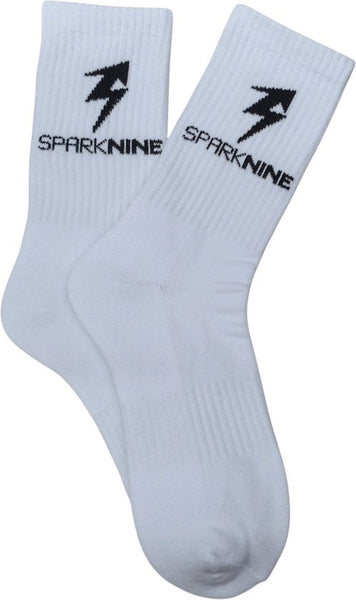 SparkNine® sportsokken - unisex fitness sokken - ademend & zacht - wit - M - maat 39-41 - comfortabel & ondersteunend - fitness & training - voor sport en gagelijks gebruik