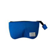 Brillenetui - Blauw - Vilt - Brillen etui - Bril Beschermer - Brillendoos - Brillenkoker - Brillenhoes