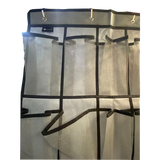 Schoenenkast Hangend - Schoenenzak 30 vakken - Opbergen van Schoenen aan Deur - Schoenenzak Zwart - Oplossing voor rondslingerende schoenen - Hoogwaardige Schoenenkast